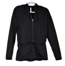 Fabletics Athletic Women Size Small Full Zip Hooded Cinched Fleece Lined Jacket