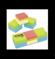 Post-it Notes Mini Cubes, 2 x 2, Assorted Colors, 3 400-Sheet Pads (MMM20513PK)