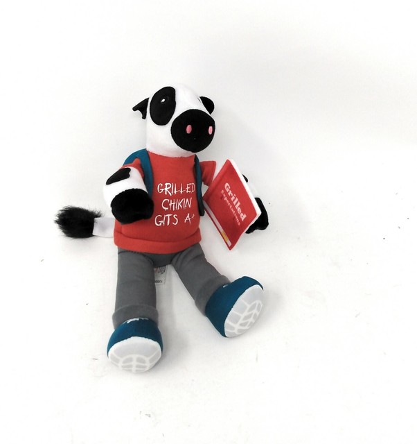 Chick Fil A Eat Mor Chikin Eat More Chicken Advertising Large Cow Plush 20.5