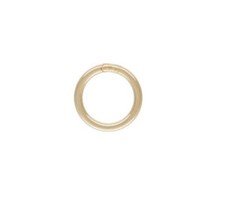 14K Gold Filled 22ga 6mm Closed Jump Rings 15pcs for DIY Jewelry Making