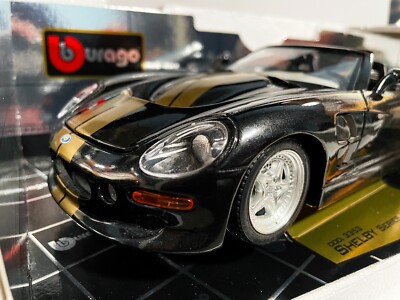 Burago Shelby Series 1 Black Scale 1:18 | eBay