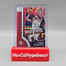 2023-24 Panini Mosaic Basketball Tyrese Haliburton Heat Check Insert #14