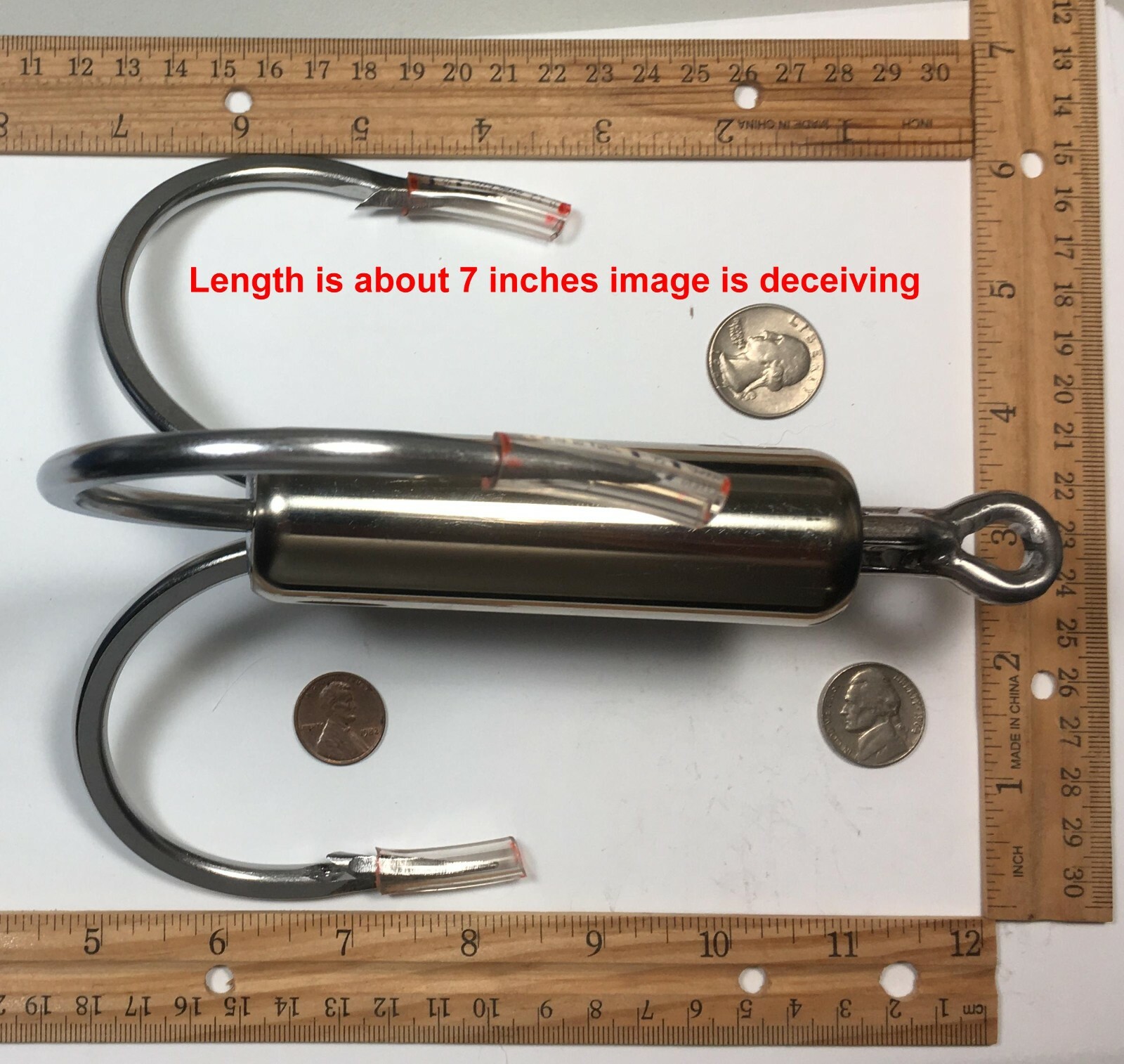 HD Weighted Bridge Gaff Pier Gaff 18/0 Stainless Steel welded hook Gaff