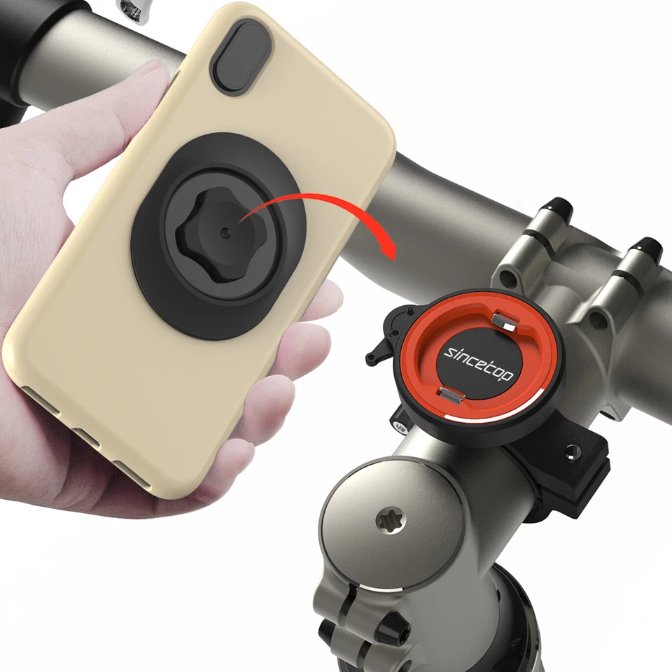 Aluminum Mountain/Road Bike Stem Handlebar Phone Mount, Motorcycle Mobile Holder - Image 2 of 4