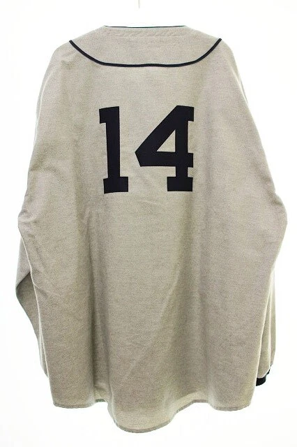 Descendant 22Ss Bleek Baseball Shirt Brig Gray Long Sleeve Brand Used Clothing