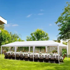 Carpa 10x30 Toldo Para El Sol Boda Fiestas Exterior y Patio Tienda De Heavy Duty
