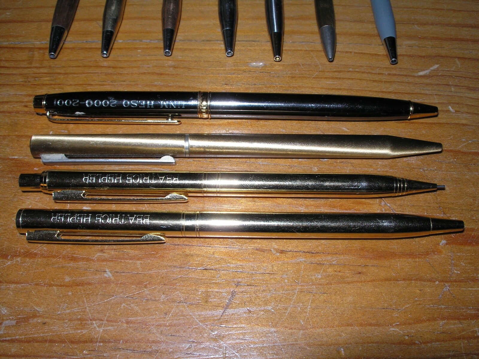 Lot of 11 vintage Cross Hallmark Scully Crown Pens Mechanical Pencils