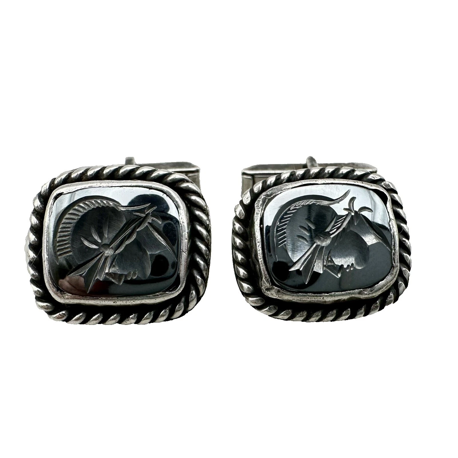 Hematite Beauty Cufflinks for Men
