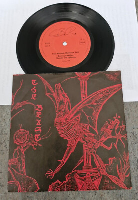 V.A.   The Beast 7'' CBR 1987 ULTRA RARE PRIVATE METAL HARD ROCK LAZY WIZARD