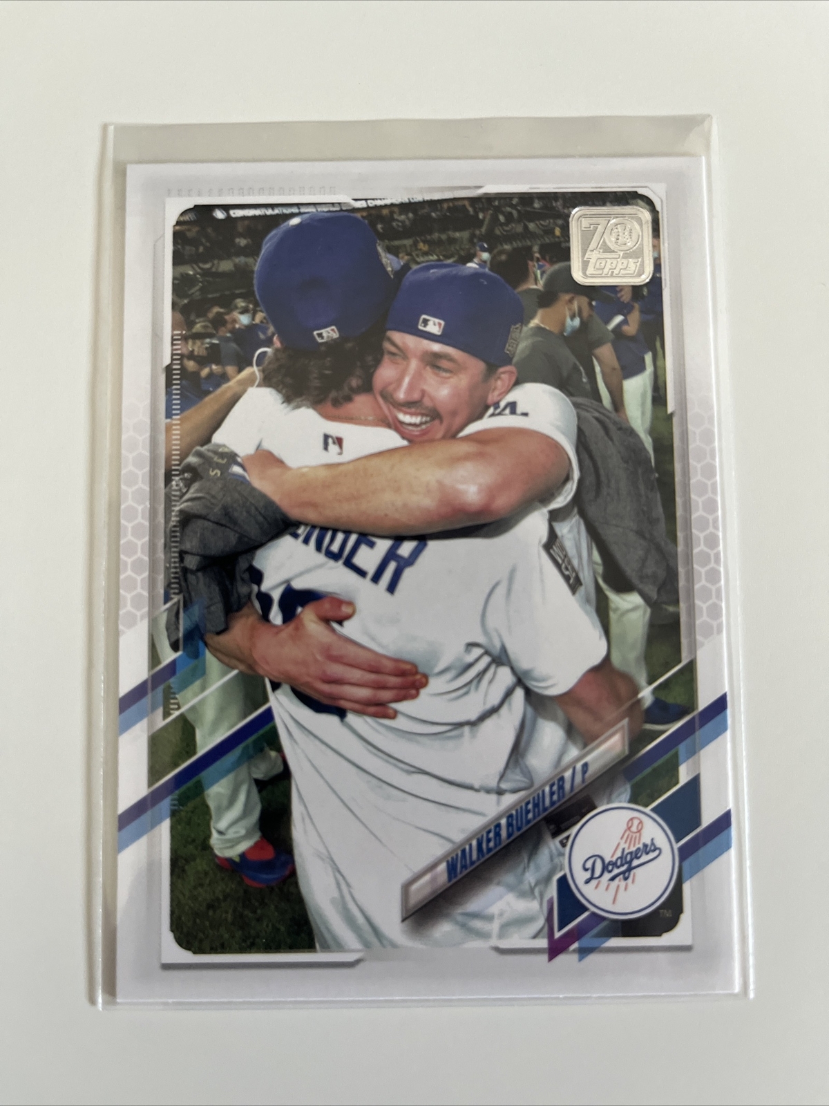 Walker Buehler 2021 Topps Series 2 IMAGE/ PHOTO VARIATION SP Card #466 DODGERS