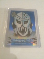 2017-18 Leaf Masked Men Prismatic Blue Yvon Barrette  /35