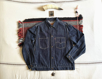 Levi s Sunrise Trucker Jacke L Vintage 2001 NEU NOS BNWOT genietet 70511 starr