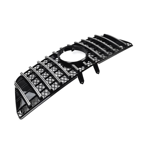GTR Style Front Bumper Hood Diamond Grille For Benz ML Class W164 2009-2012 - Foto 11 di 15
