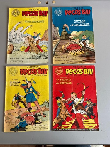 VARIOUS PECOS BILL GOLD BOOKS COMICS, YOUR CHOICE, READ DESCRIPTION.