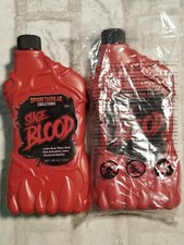 Spooktacular Creations Lot Of 2 18 oz Fake Halloween Vampire Blood Bottle New