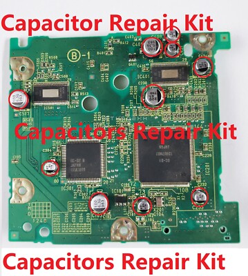 Nintendo GameCube Optical DVD Drive PCB Board Capacitor kit / SMD