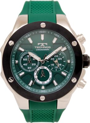 Technos Watch Chronograph T6C22BM Men's Green