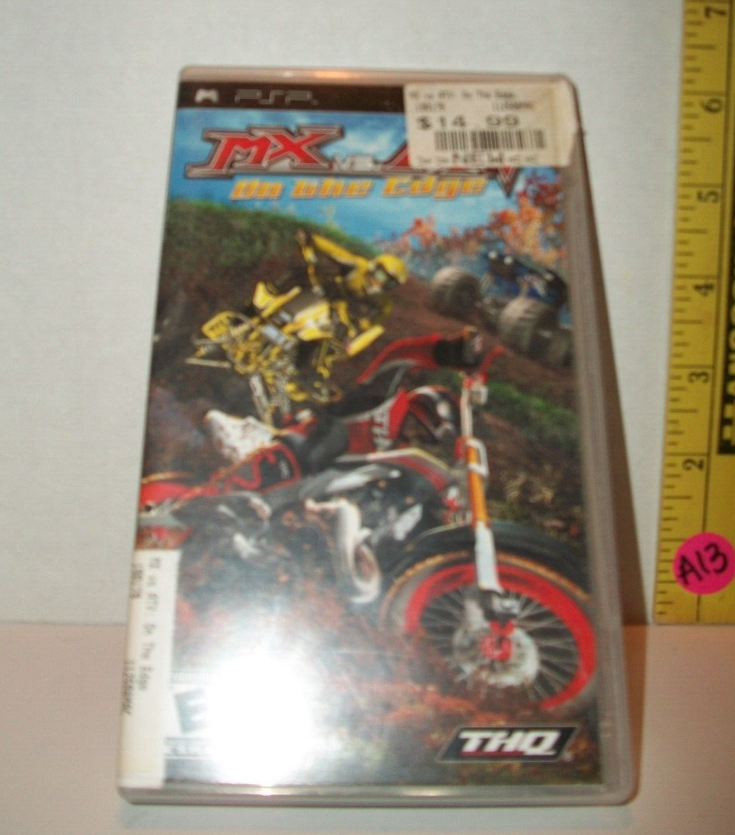 MX ATV On the Edge GAME Sony PlayStation Portable PSP COMPLETE TESTED  A12