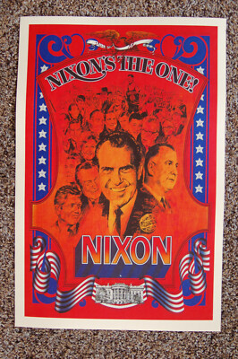 Richard Nixon #3 campaign poster 1968