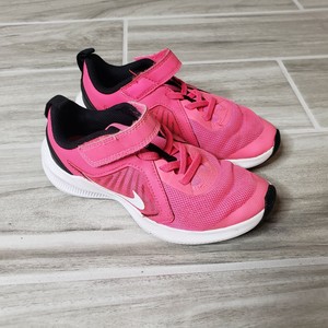 Nike Downshifter 10 (TDV) Rosa/Blanco/Negro Zapatos De Niño Niña-Talla 13C  | eBay