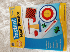 Common core Instant Math Practice grade 1 homeschool workbook NWT