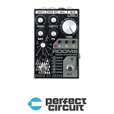 Death By Audio Rooms Stereo Reverb Pedal EFFECTS - NEW - PERFECT CIRCUIT