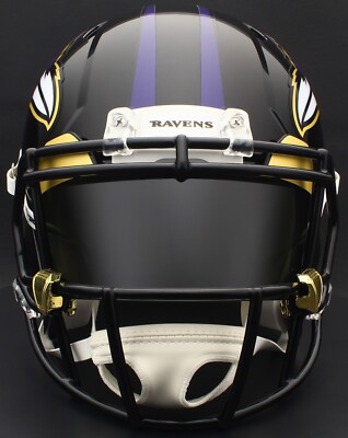 ***CUSTOM*** BALTIMORE RAVENS Full Size NFL Riddell SPEED Football Helmet