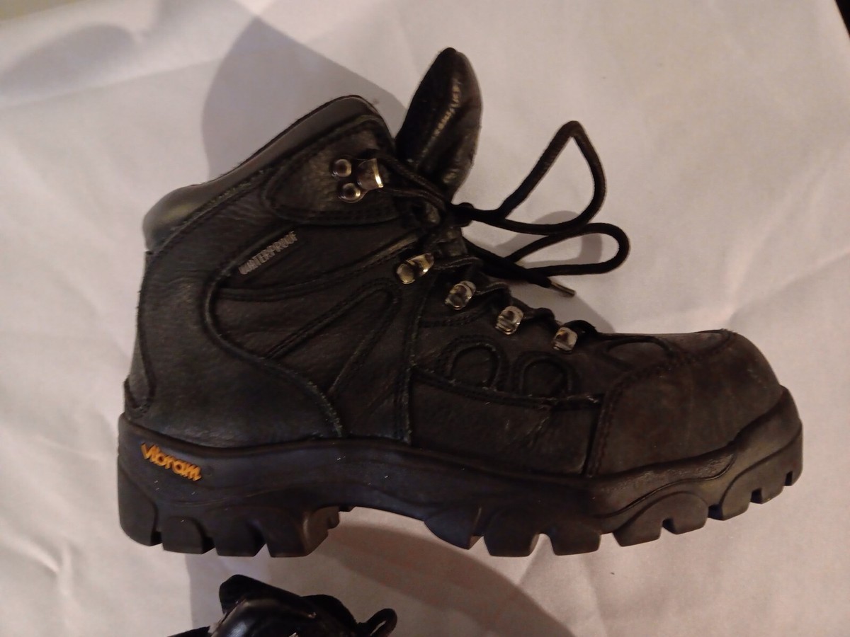 VIBRAM RefrigiWear Laceup Protective Footwear Black Leather Men\'s Size 15M Refrigiwear In Men main image 3