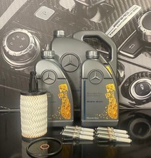Genuine Mercedes-Benz R231 SL M276 Oil Filter Spark Plugs EngineOil ZSER165