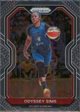 2021 Panini Prizm WNBA #80 Odyssey Sims Atlanta Dream