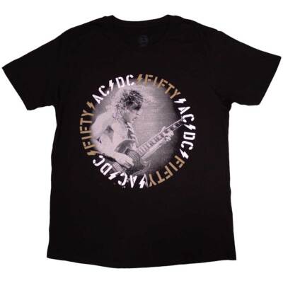 AC/DC 50 Years Angus Live T-Shirt Official Merchandise M/L/XL/2XL Neu