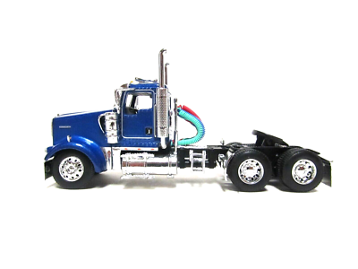 DCP / FIRST GEAR 1/64 SCALE W-900 KENWORTH DAY CAB, BLUE, YELLOW