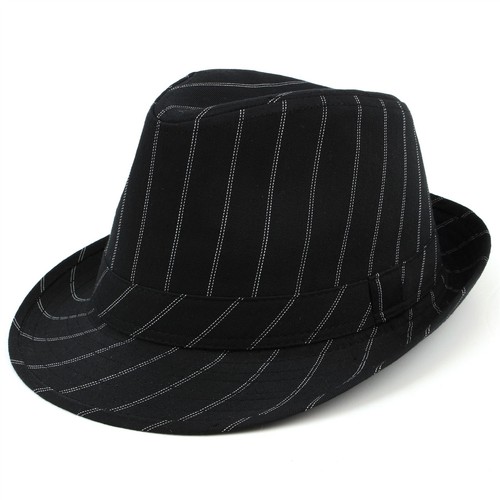 Trilby Hat Pinstripe Fedora Panama 