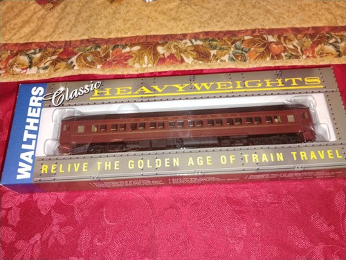 WALTHERS HO 932-10104 PULLMAN PESO PESADO EMPAREJADO VENTANA ENTRENADOR PENNSYLVANIA PRR. | Zustand: New