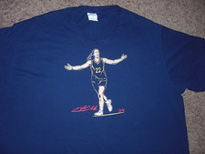 CAITLIN CLARK blue graphic short sleeve WNBA Indiana Fever shirt Women's 3XL