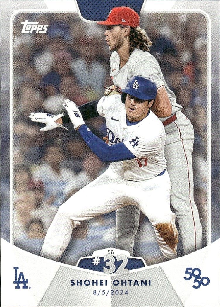 Shohei Ohtani 2024 Topps 50/50 Club SB #32 Los Angeles Dodgers