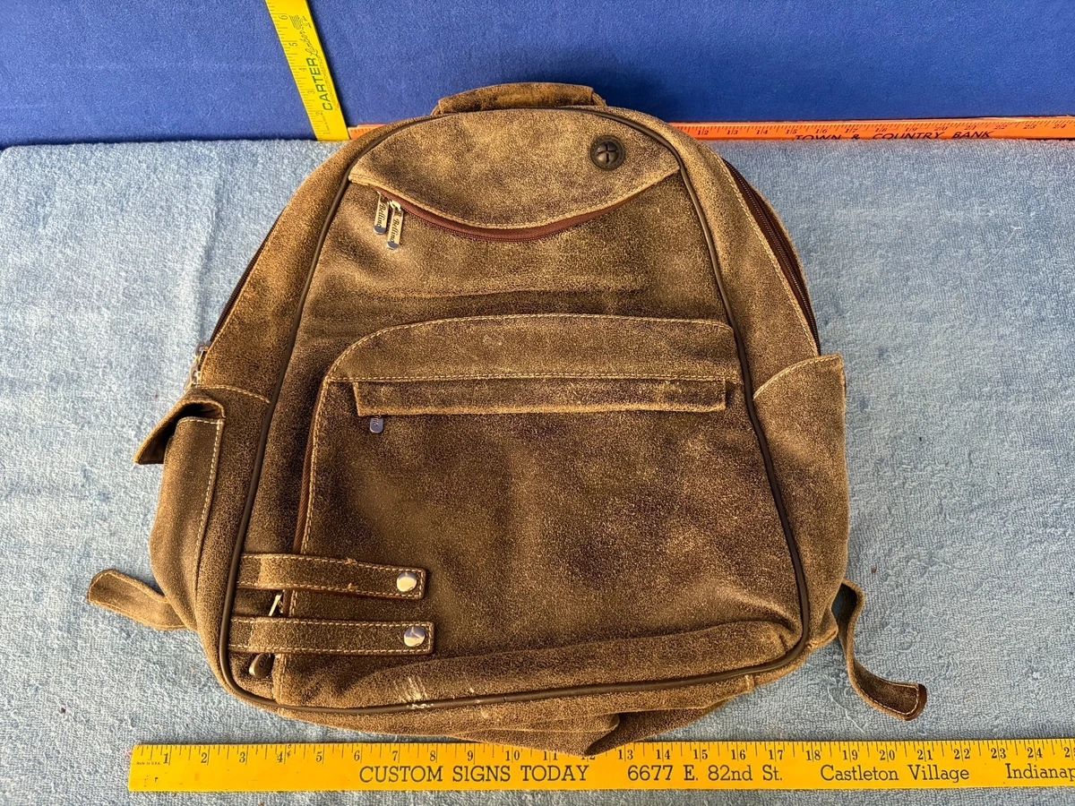 Distressed Leather Backpack In Men's Backpacks, Bags And Briefcases for  sale | eBay