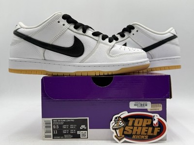 DS New Nike Dunk Low SB Pro White Gum 2023 Size 9.5 Authentic Skateboarding 