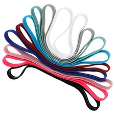 Ymapinc 9PCS Non Slip Skinny Elastic Headbands for Women Girls Men, Thin Head...