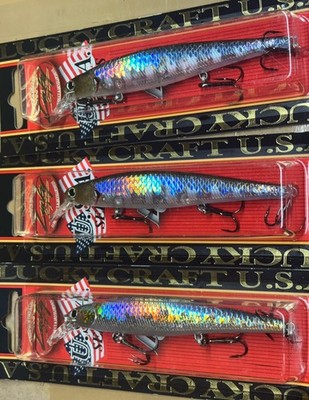 3 Lucky Craft Slender Pointer 112mr Suspending Jerkbaits Excellent Colors 