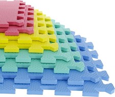 Interlocking Foam Floor Mats Exercise Puzzle Mat for Home Gym and Kids Playroom