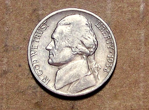 1938-D Jefferson Nickel — photo from another recent sale