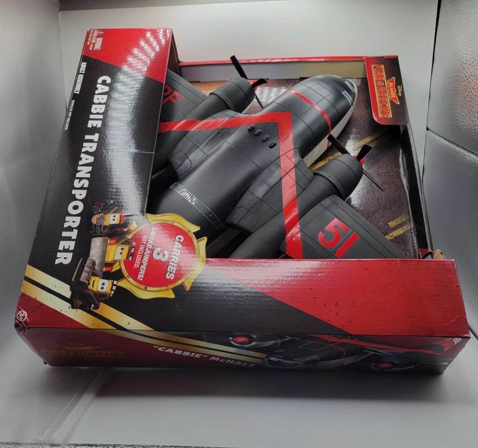 DISNEY PLANES FIRE RESCUE CABBIE TRANSPORTER NIP Mattel - Image 2 of 4