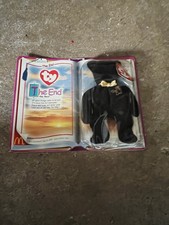 McDonalds TY - THE END THE BEAR Teenie Beanie Baby RARE Retired 1999 Millennium