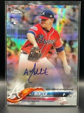2018 Topps Chrome - Rookie Autographs A.J. Minter Refractor /499 (AU, RC)