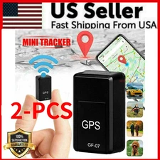 2x Mini Magnetic GPS Tracker Real-time Car Truck Vehicle Locator GSM GPRS US