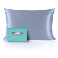 Mulberry Silk Pillowcases for Hair, Skin, Acne Prevention Dusty Blue,