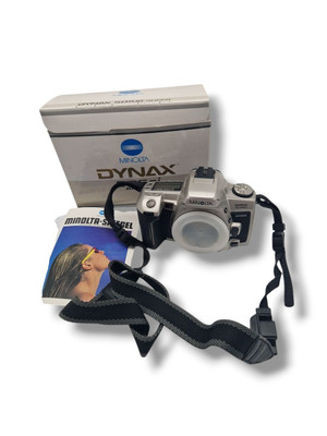  Minolta Dynax 505si super SLR Kamera Spiegelreflexkamera Silber Top Zustand 
