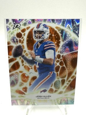 2025 Topps Chrome Resurgence Josh Allen Orange/25 Protonyx Buffalo Bills PT-23