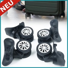4x Universal Gep&auml;ck R&auml;der Schwenkr&auml;der f&uuml;r Gep&auml;ck Koffer R&auml;der Ersatzrollen.